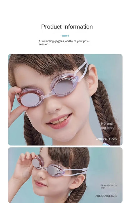 Zoke Kid Swimming Goggles Hd Waterproof Coating Diving Glasses Professional Swim Accessories