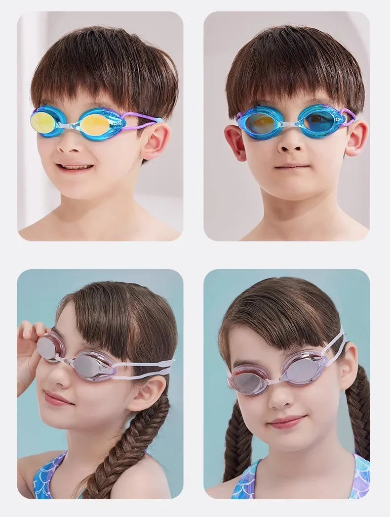 Zoke Kid Swimming Goggles Hd Waterproof Coating Diving Glasses Professional Swim Accessories