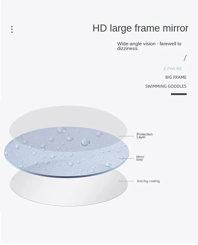 Zoke Kid Swimming Goggles Hd Waterproof Coating Diving Glasses Professional Swim Accessories