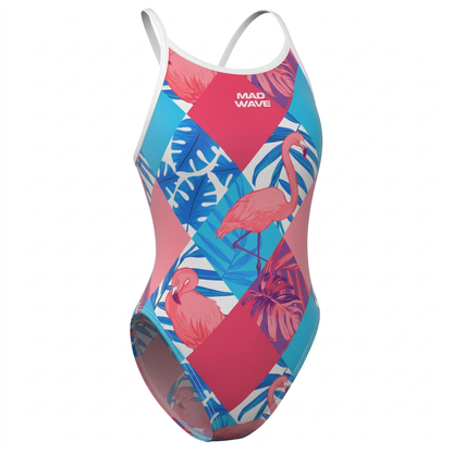 Female Swimsuit Pool Training Back One-piece Suit Swimwear Functional Training Swimsuit Swimming Bathers Pool Squad