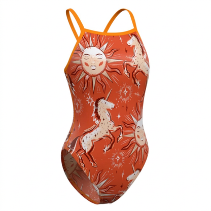 Female Swimsuit Pool Training Back One-piece Suit Swimwear Functional Training Swimsuit Swimming Bathers Pool Squad