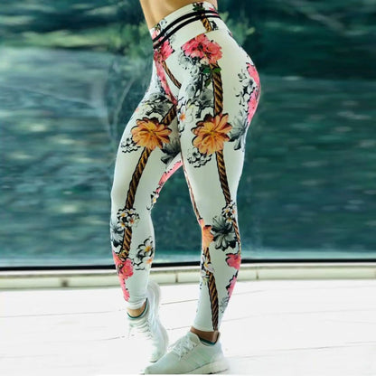 Leggings Women High Waist Yoga Pants Seamless Push Up Multiple Colourful Designs