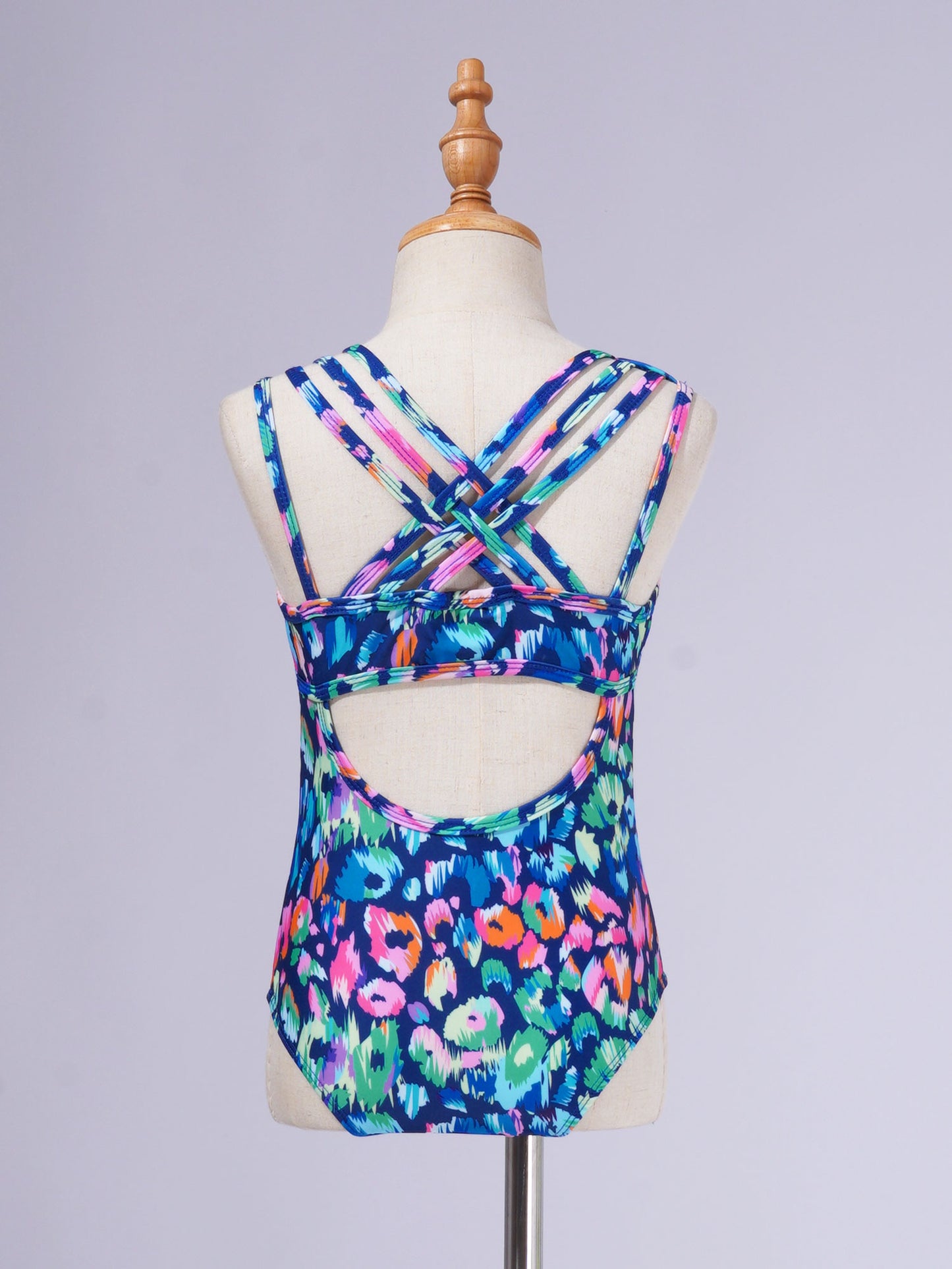 Kids Girls Print One-piece Swimsuit Fish Scales Mermaid Bodysuit Swimwear Pool Party Water Park Bathing Suit for Beach Vacation