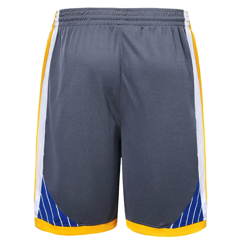 Basketball Shorts Fitness Men Mesh Breathable Outdoor Running Sports Training Sweatpants Pocket Patchwork Loose Beach Short