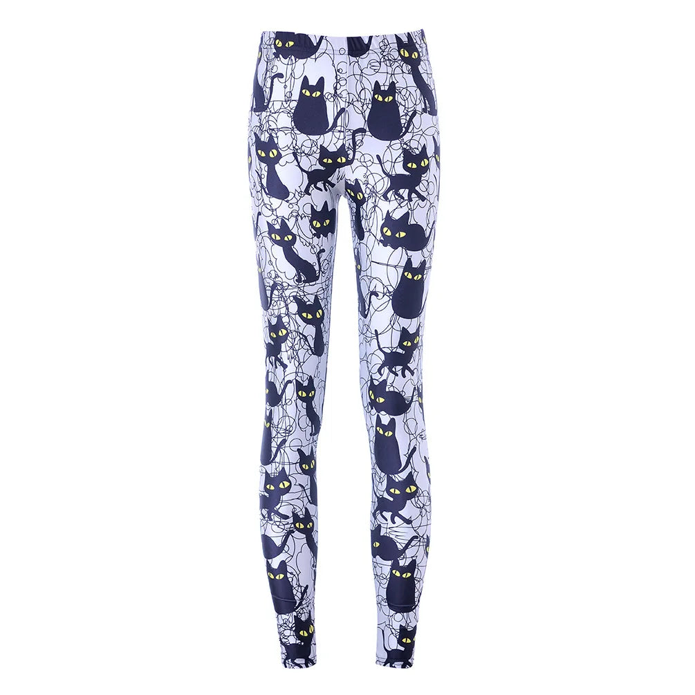 Women Legging Tiger Shark Star Art Printing Fitness leggings Fashion Slim High Waist Leggings Woman Pants Christmas Gift