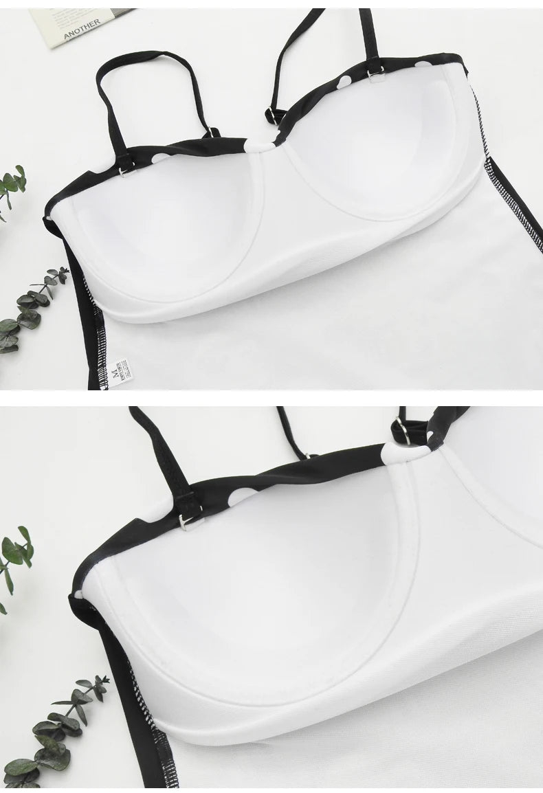 Floral Large Size Swimwear With Push Up Plus Size One-piece Female Swimsuit Closed Body Bathing Suits Women Swim Beach Pool