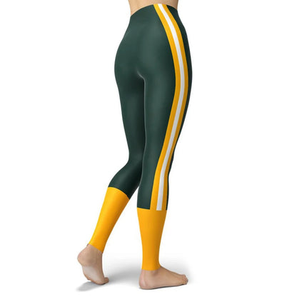 Printed Women's Sport Leggings Femme Fresh Color Striped Elastic Workout Blue Legging Outdoor Clothes