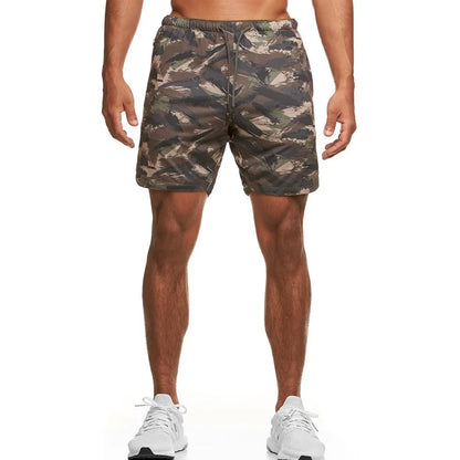 Camouflage Running Shorts Men Gym Fitness Sports Shorts Quick Dry Swim Beach Shorts Jogging Training Short Pants Male Sweatpants