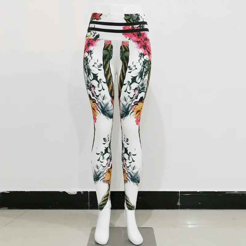 Leggings Women High Waist Yoga Pants Seamless Push Up Multiple Colourful Designs