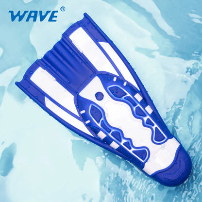 Professional Swimming Training Short Fins for Men and Women, Adult Fins Cover Feet, Breaststroke Free Snorkeling