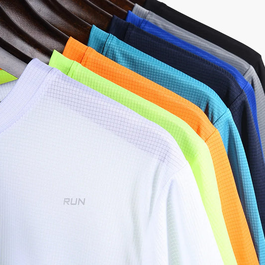 Multicolor Quick Dry Sport T Shirt Man Outfits Short Sleeve Summer Sportswear Top For Fitness Gym Clothing Camiseta Hombre