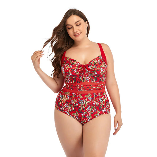 Swimwear Women One Piece Swimsuit Plus Size And Swimming For Ladies Large Female Beachwear