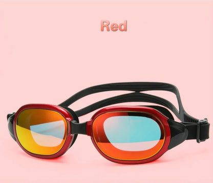 YUKE Electroplating UV Waterproof Anti fog Swimwear Eyewear Swim Diving Water Glasses Gafas Adjustable Swimming Goggles Adult