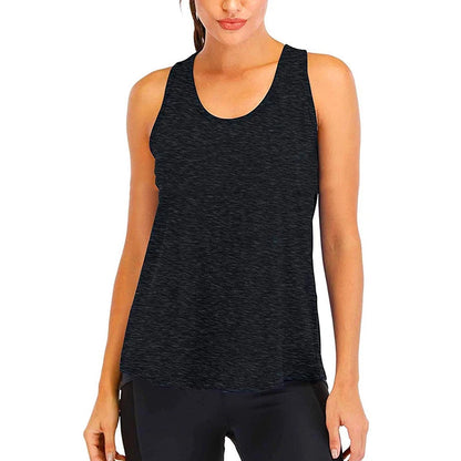 Yoga Shirt Female Style T-Shirt Loose Fitness Tops Vest Women Sleeveless Sport Tee Quick-Drying Gym Running Workout Blouse