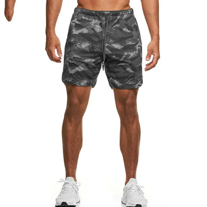 Camouflage Running Shorts Men Gym Fitness Sports Shorts Quick Dry Swim Beach Shorts Jogging Training Short Pants Male Sweatpants