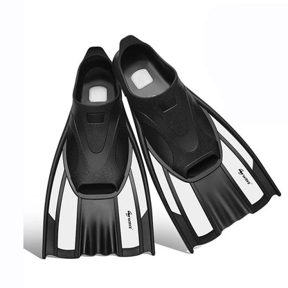 Professional Swimming Training Short Fins for Men and Women, Adult Fins Cover Feet, Breaststroke Free Snorkeling