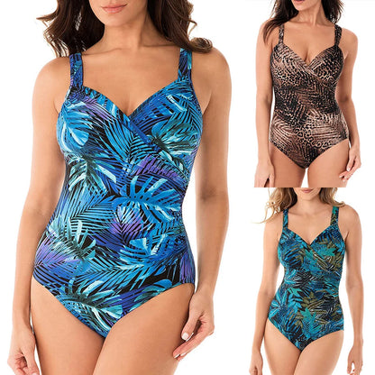 One Piece Swimsuit Swimwear Women Tummy Control Beach Wear for Bathing Suits Monokini Maillot De Bain Female
