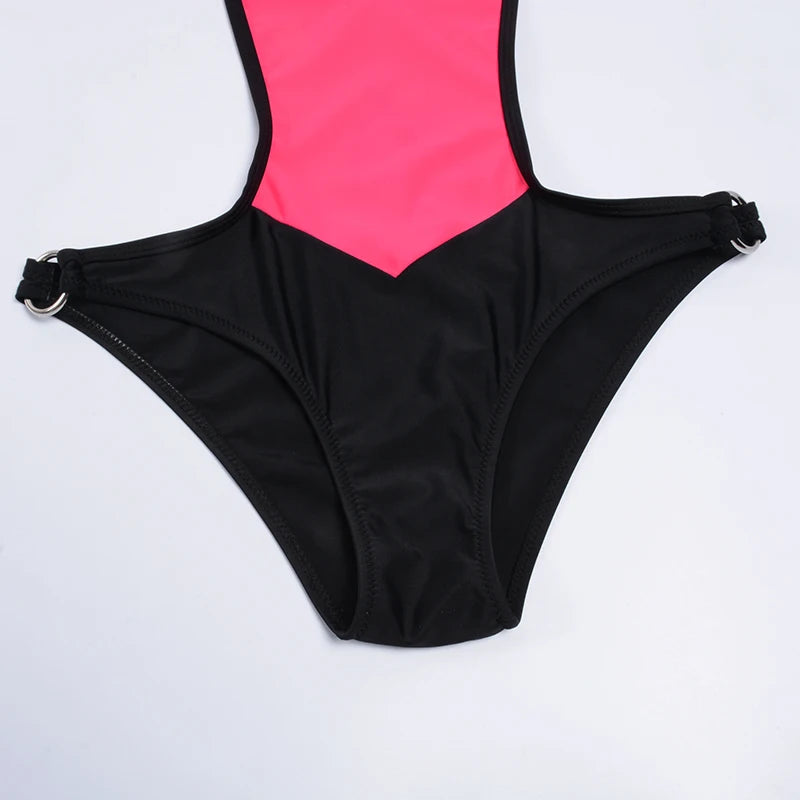 Women One Piece Swimsuit Ladies Hollow Out Brazilian Bikini Fashion Female Swimwear Push Up Beachwear