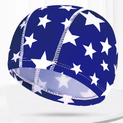 Men Women Fabric Swimming Caps Multi Colors Patterns Printed Swim Pool Water Sports Bathing Hat Elastic Nylon Swim Cap for Adults