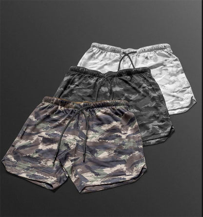 Camouflage Running Shorts Men Gym Fitness Sports Shorts Quick Dry Swim Beach Shorts Jogging Training Short Pants Male Sweatpants
