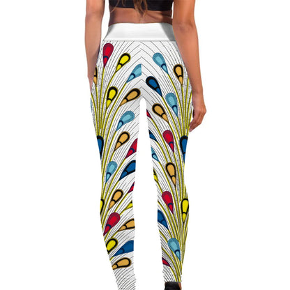 Gym Sports Multi Prints Available Leggings For Women Birds & Butterflies