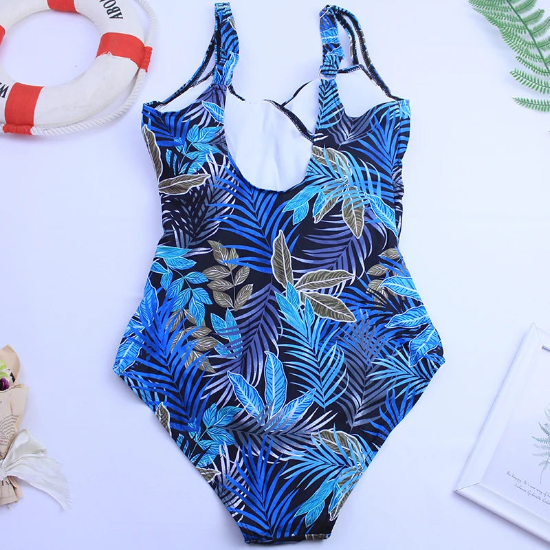 One Piece Swimsuit Swimwear Women Tummy Control Beach Wear for Bathing Suits Monokini Maillot De Bain Female