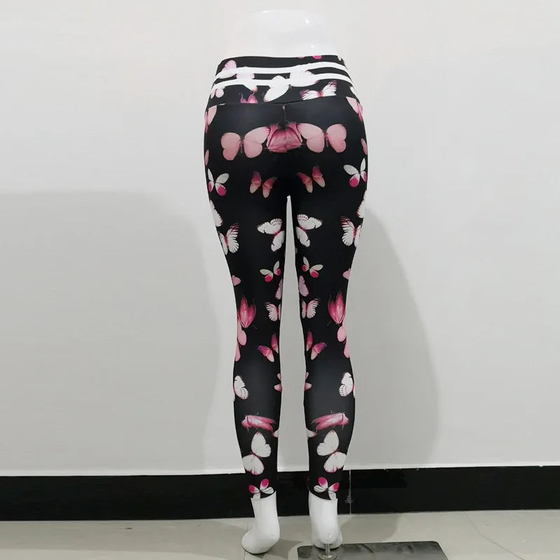 Leggings Women High Waist Yoga Pants Seamless Push Up Multiple Colourful Designs