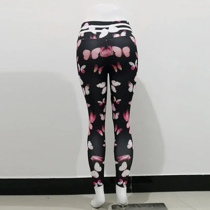 Leggings Women High Waist Yoga Pants Seamless Push Up Multiple Colourful Designs