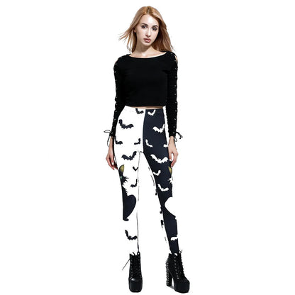 Women Legging Tiger Shark Star Art Printing Fitness leggings Fashion Slim High Waist Leggings Woman Pants Christmas Gift