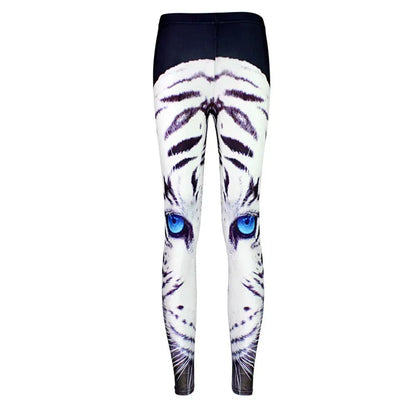 Women Legging Tiger Shark Star Art Printing Fitness leggings Fashion Slim High Waist Leggings Woman Pants Christmas Gift
