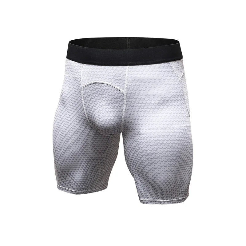 Men Gym Running Shorts Summer Sports Workout Short Pants Leggings Fitness Skinny Training Gym Base Layer Tights