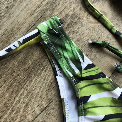 Bikinis Set Women Swimsuit Bandage Two-Piece Swimwear Brazilian Biquínis Beachwear Bathing Suit