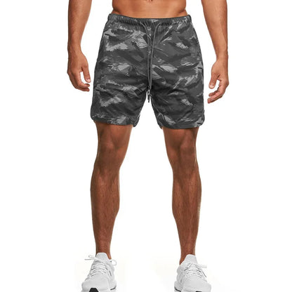Camouflage Running Shorts Men Gym Fitness Sports Shorts Quick Dry Swim Beach Shorts Jogging Training Short Pants Male Sweatpants