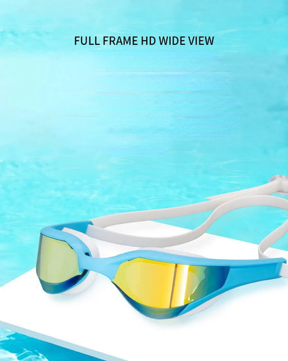Profession Racing Swimming Goggles Plating Waterproof UV Protection Competition Anti-Fog Glasses Outdoor Match Eyewear