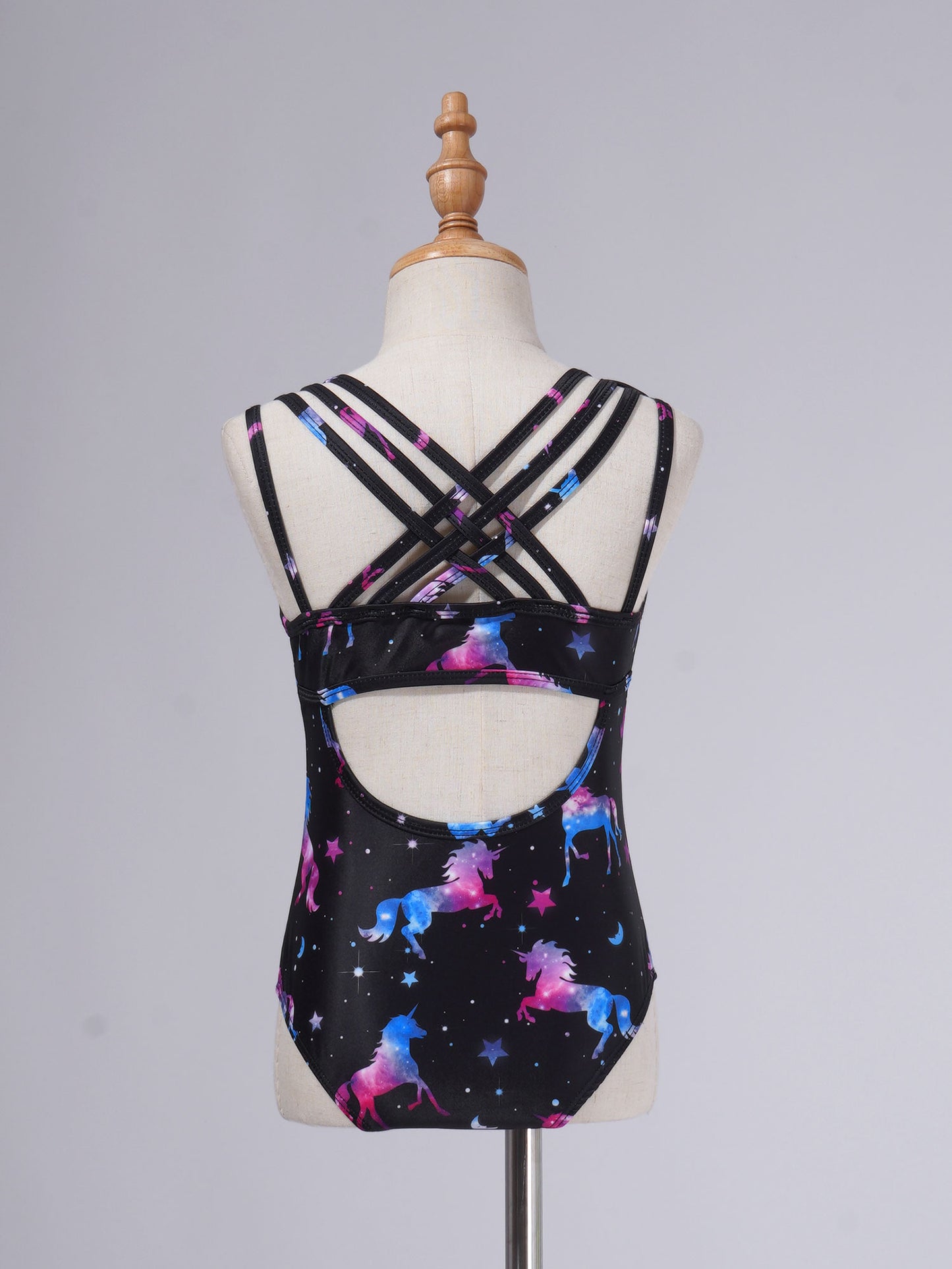 Kids Girls Print One-piece Swimsuit Fish Scales Mermaid Bodysuit Swimwear Pool Party Water Park Bathing Suit for Beach Vacation