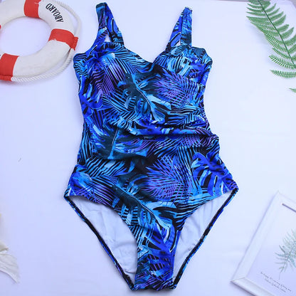 One Piece Swimsuit Swimwear Women Tummy Control Beach Wear for Bathing Suits Monokini Maillot De Bain Female
