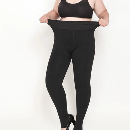 Plus Size 5XL Thick Leggings for Winter Super Stretchy Good Elastic 700g Very Warm  Fleece Leggings