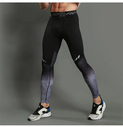 Men's Compression Pants Men Training Gym Leggings Bodybuilding Training Leggings Sport Pants Trousers Men Running Tights