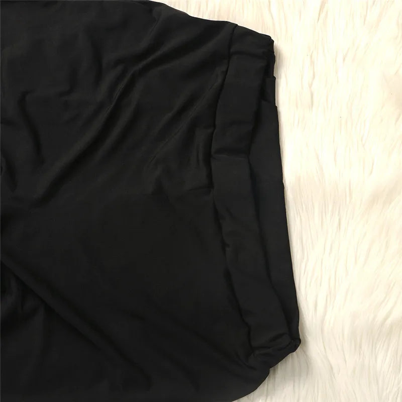 Plus Size Women Clothing Two Piece Set 4xl Summer Slip HemTop Shorts Suit Casual Tracksuit Streetwear