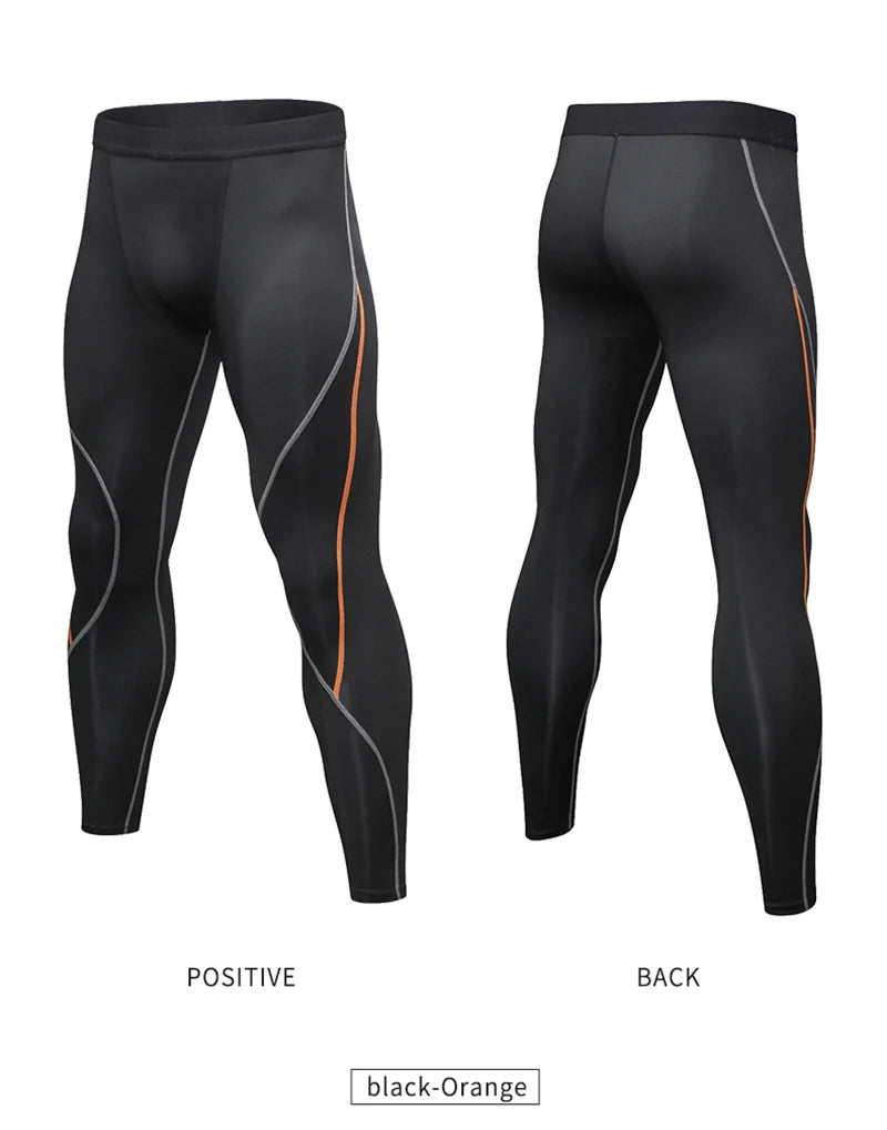 Men's Tights Compression Sport Pants Men Running Gym Leggings Training and Joggings Leggings  Soccer Tights Sports Pants for Men