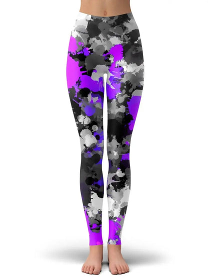 Colorful psychedelic Style Fashion Women Leggings Fashion 3D Printed Paint Leggings Elastic Female Skinny Leggings