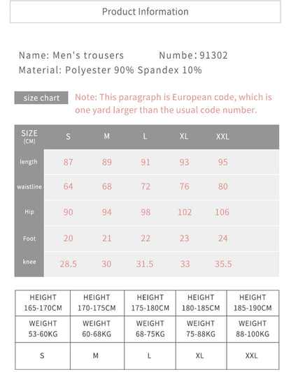 Men's Tights Compression Sport Pants Men Running Gym Leggings Training and Joggings Leggings  Soccer Tights Sports Pants for Men