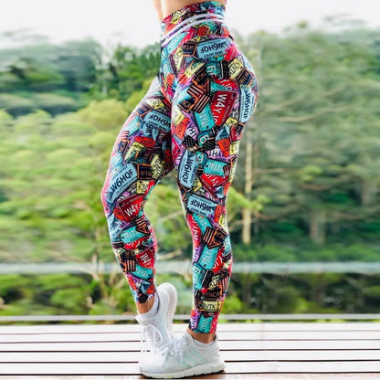 Plus Size Sport Leggings Women High Waist Yoga Pants Fitness Running Seamless Leggings Push Up Workout Training Tight Gymwear