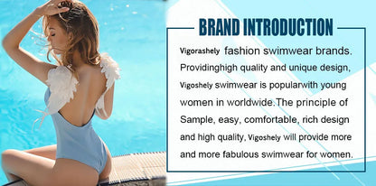 Black Solid Strapped Swimwear Women High Cut Push UP One Piece Swimsuit Monokini Back Cross Hollow Bathing Suit