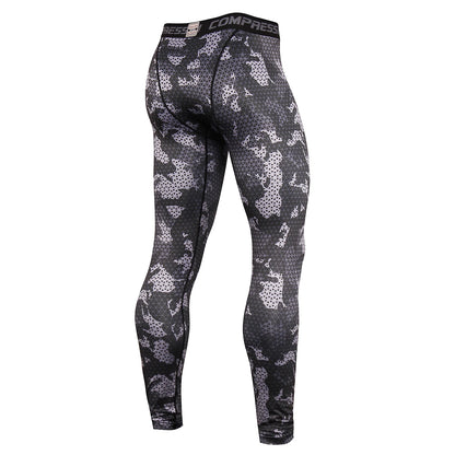 Mens Compression Pants Quick Dry Fit Men Leggings Fitness Running Tights Trousers Male Sportswear Training Sport Gym Leggings