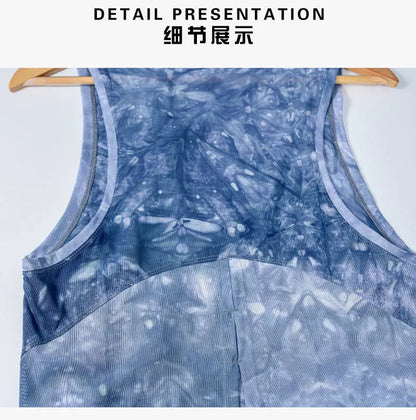 Women Sport Vest Loose Thin Mesh Yoga Shirt Running Fitness Sleeveless T-shirt Quick Dry Forked Tank Tops Gym Workout Tee Blouse