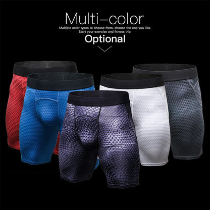 Men Gym Running Shorts Summer Sports Workout Short Pants Leggings Fitness Skinny Training Gym Base Layer Tights