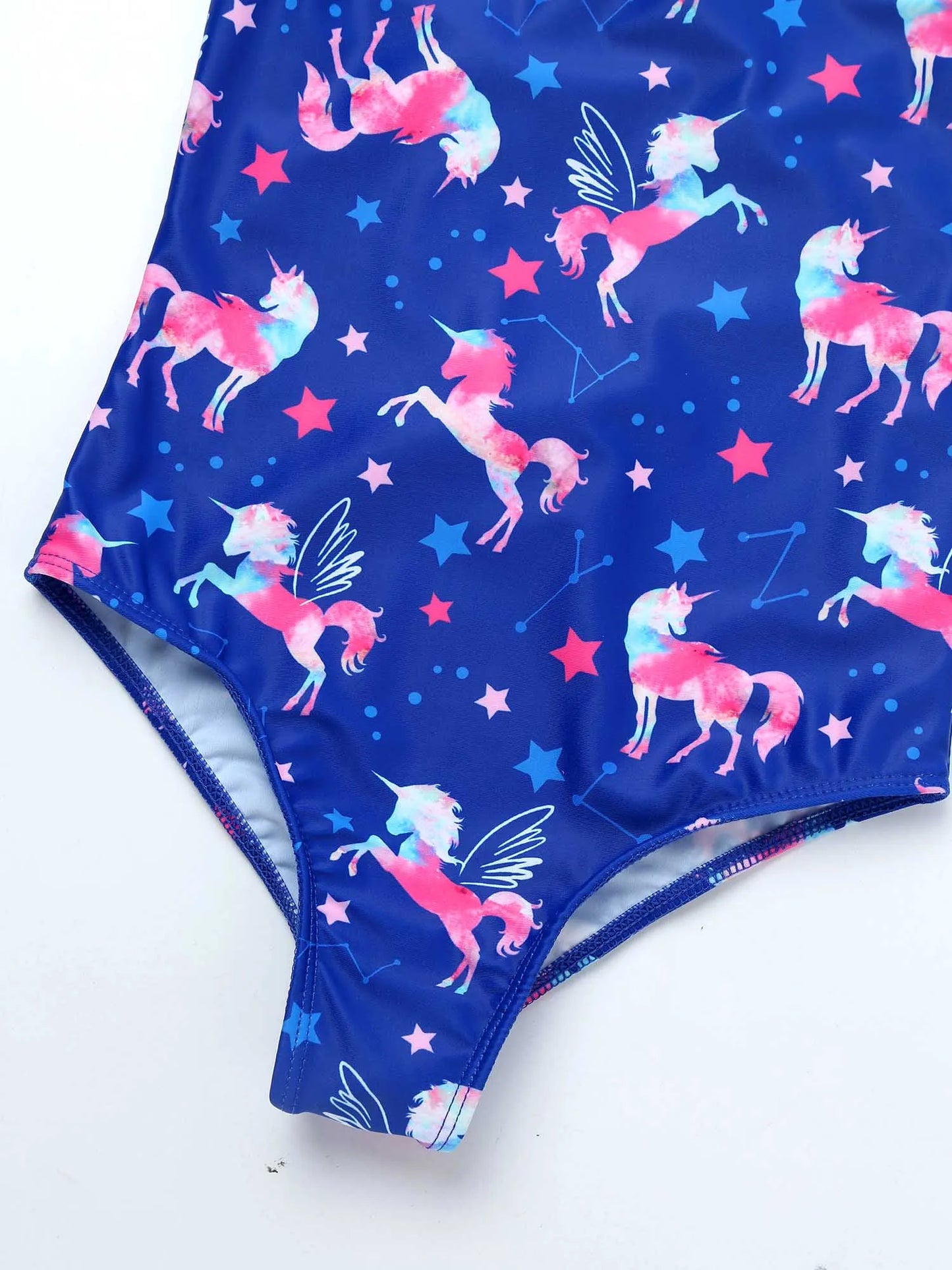 4-16Y Sleeveless One-Piece Swimsuit for Little and Big Girls with Cartoon Pattern Printing Swimwear Children Bathing Beach Wear