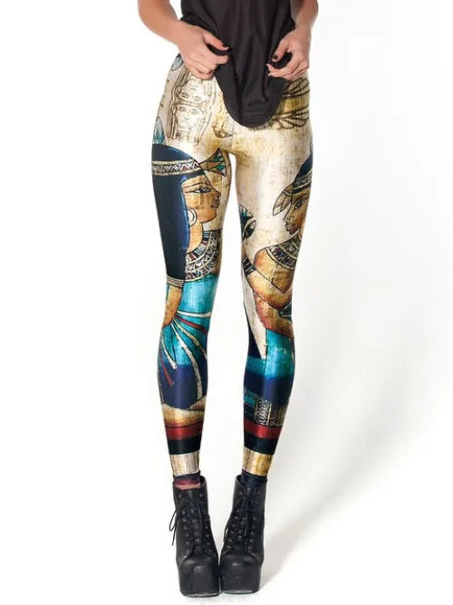 Women Legging Tiger Shark Star Art Printing Fitness leggings Fashion Slim High Waist Leggings Woman Pants Christmas Gift