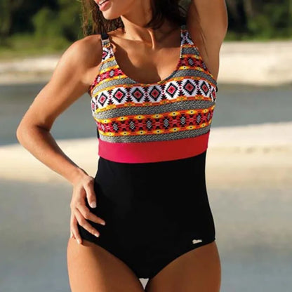 One-Piece Large Swimsuits Closed Female Plus Size Swimwear For The Pool Swim Bather Beach Body Bathing Suits Women